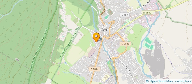 localisation de l'entreprise MONSIEUR ARTHUR BARRAUD  GEX