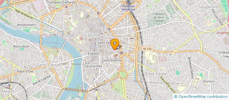 localisation de l'entreprise MONSIEUR ARTHUR BARUTEL  TOULOUSE