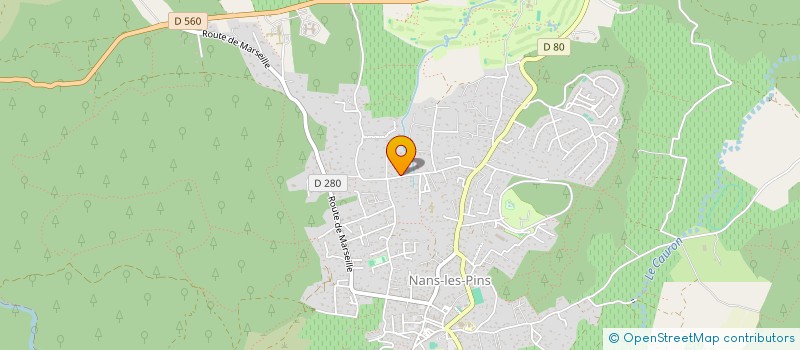 localisation de l'entreprise MONSIEUR ARTHUR BASSENTIAN  NANS-LES-PINS