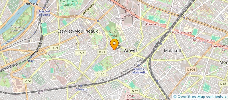 localisation de l'entreprise MONSIEUR ARTHUR BAUDOUIN  VANVES