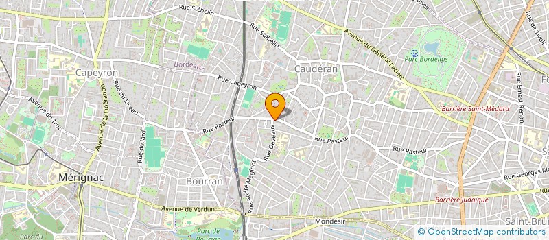 localisation de l'entreprise MONSIEUR ARTHUR BAULIER  BORDEAUX