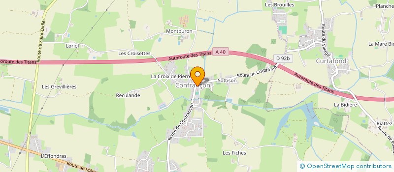 localisation de l'entreprise MONSIEUR ARTHUR BEAUFORT  CONFRANCON