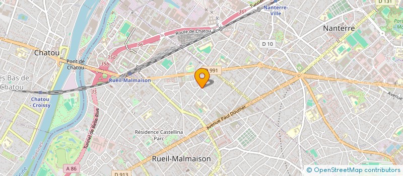 localisation de l'entreprise MONSIEUR ARTHUR BEAUGRAND à RUEIL-MALMAISON