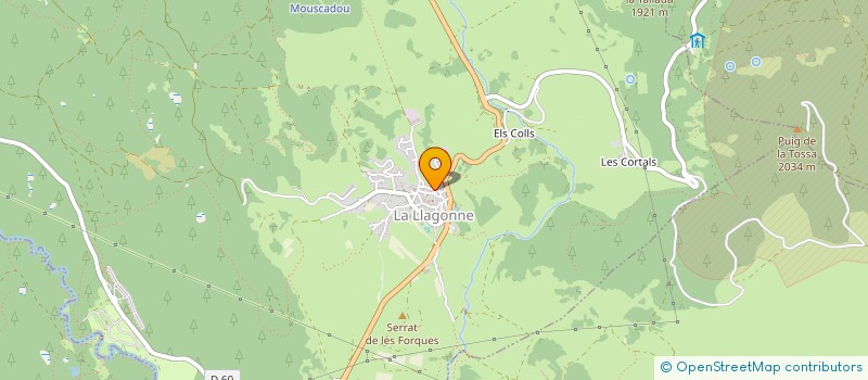 localisation de l'entreprise MONSIEUR ARTHUR BENOTEAU  LA LLAGONNE