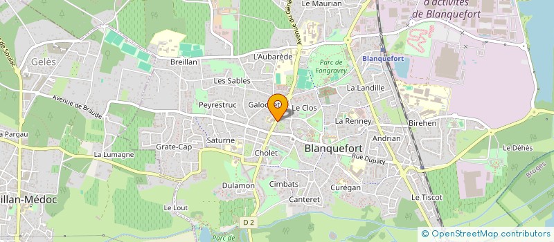 localisation de l'entreprise MONSIEUR ARTHUR BERNARD  MERIGNAC