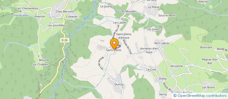 localisation de l'entreprise MONSIEUR ARTHUR BERNARD  MIEUSSY