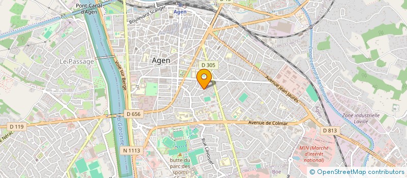 localisation de l'entreprise MONSIEUR ARTHUR BERNARDIN  AGEN