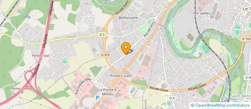 localisation de l'entreprise MONSIEUR ARTHUR BERTEAU  POITIERS