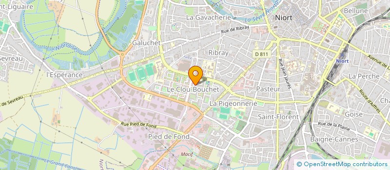 localisation de l'entreprise MONSIEUR ARTHUR BERTHOLET à NIORT