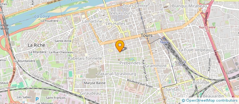 localisation de l'entreprise MONSIEUR ARTHUR BERTIN  TOURS