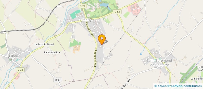 localisation de l'entreprise MONSIEUR ARTHUR BESNEHARD  CANISY