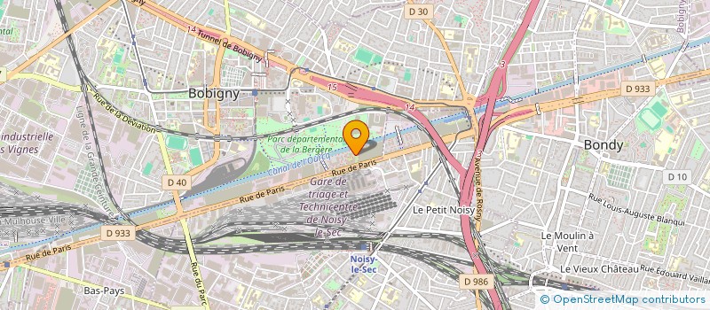 localisation de l'entreprise MONSIEUR ARTHUR BIANCARELLI  BOBIGNY