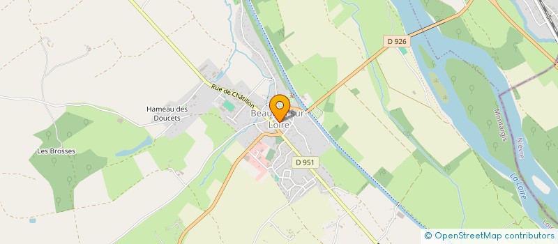 localisation de l'entreprise MONSIEUR ARTHUR BILLET à BEAULIEU-SUR-LOIRE