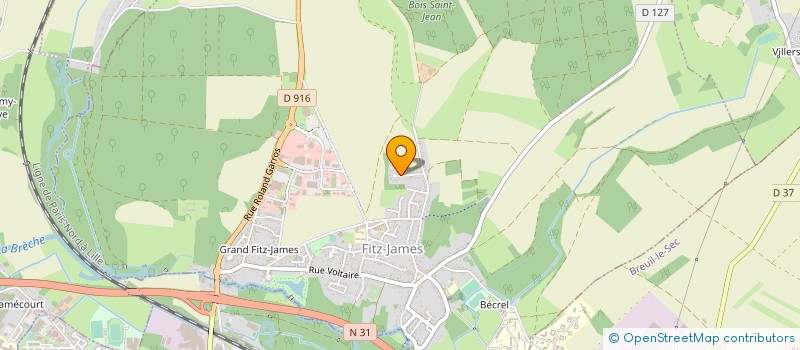 localisation de l'entreprise MONSIEUR ARTHUR BISCHOFF  FITZ-JAMES