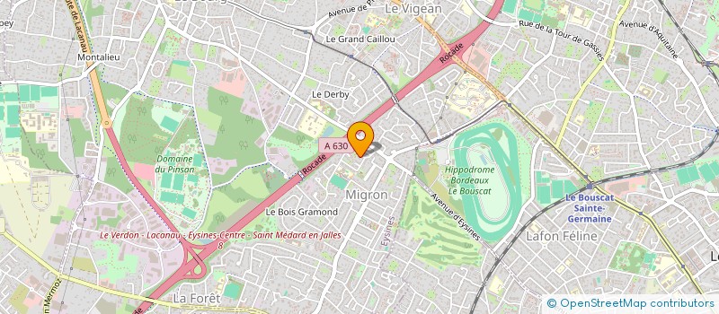 localisation de l'entreprise MONSIEUR ARTHUR BITRIAN  EYSINES