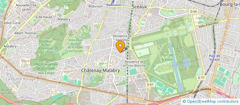 localisation de l'entreprise MONSIEUR ARTHUR BLANDEL  CHATENAY-MALABRY