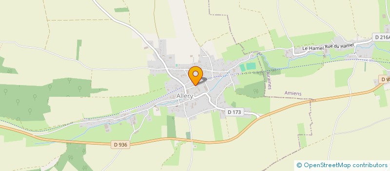 localisation de l'entreprise MONSIEUR ARTHUR BLANFUNE  ALLERY