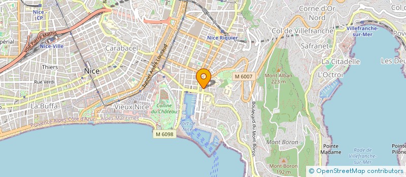 localisation de l'entreprise MONSIEUR ARTHUR BOLY GNADOU à NICE