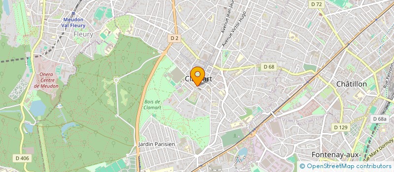 localisation de l'entreprise MONSIEUR ARTHUR BONNAUD à CLAMART