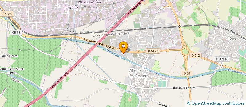 localisation de l'entreprise MONSIEUR ARTHUR BORIES  VILLENEUVE-LES-BEZIERS