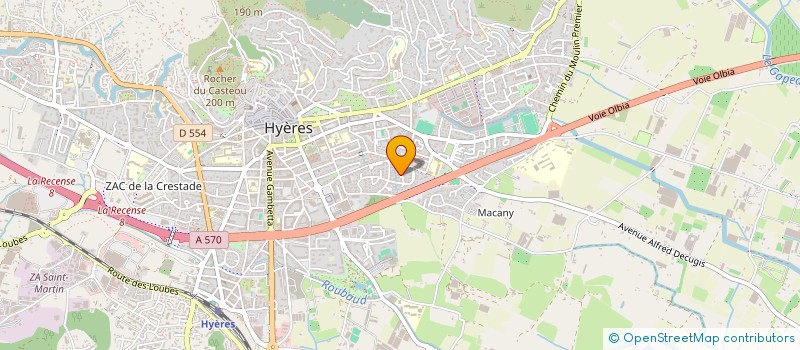 localisation de l'entreprise MONSIEUR ARTHUR BOTTE  HYERES