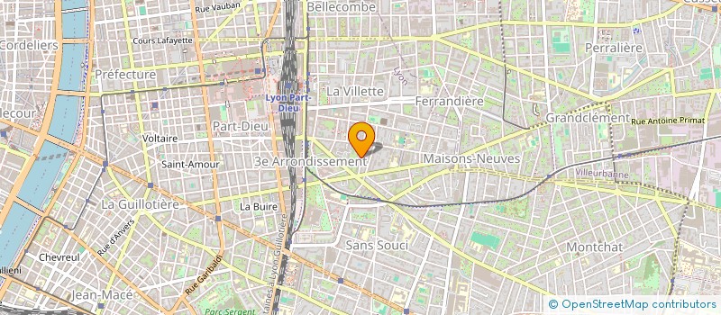 localisation de l'entreprise MONSIEUR ARTHUR BOUCARD  VILLEURBANNE