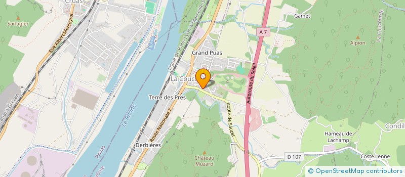 localisation de l'entreprise MONSIEUR ARTHUR BOUGAREL  LA COUCOURDE