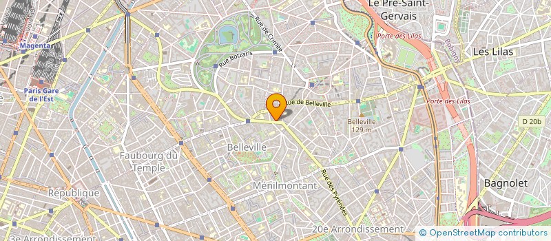 localisation de l'entreprise MONSIEUR ARTHUR BOULEGUE  PARIS