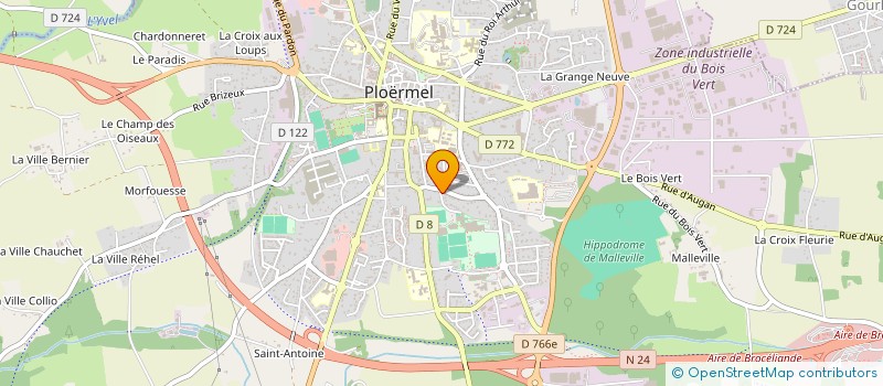 localisation de l'entreprise MONSIEUR ARTHUR BOULISSIERE à PLOERMEL