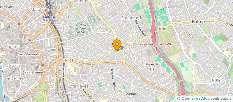 localisation de l'entreprise MONSIEUR ARTHUR BOUPILLERE  TOULOUSE