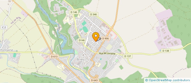 localisation de l'entreprise MONSIEUR ARTHUR BOURDIAUX  VAL DE BRIEY