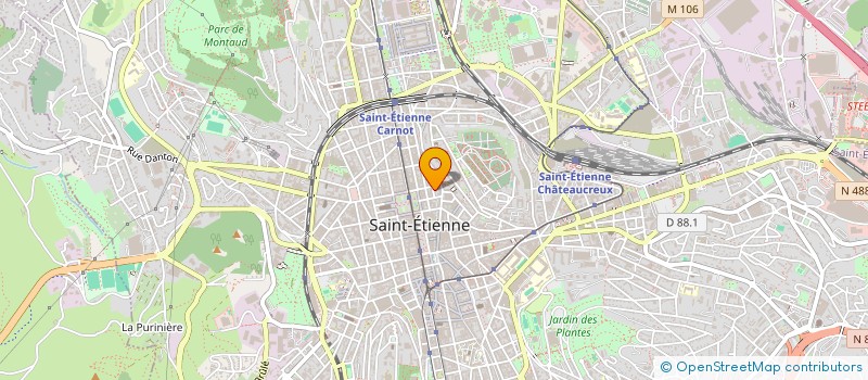 localisation de l'entreprise MONSIEUR ARTHUR BOURREL  SAINT-ETIENNE