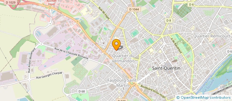 localisation de l'entreprise MONSIEUR ARTHUR BOYER à SAINT-QUENTIN
