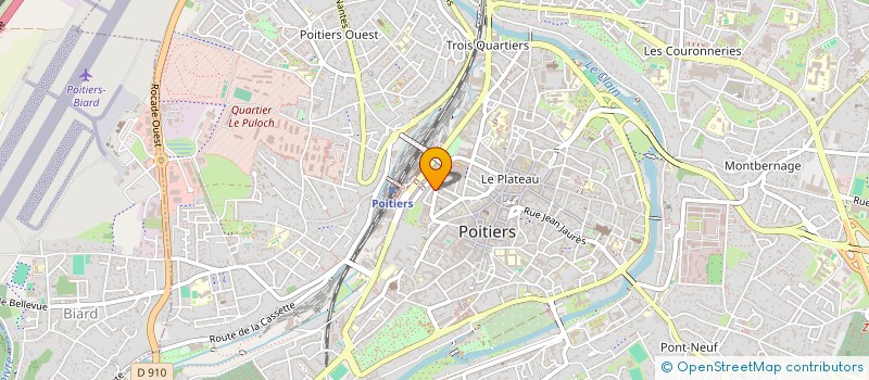 localisation de l'entreprise MONSIEUR ARTHUR BRECHON  POITIERS