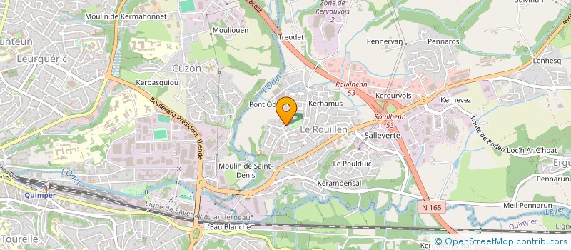 localisation de l'entreprise MONSIEUR ARTHUR BRIERE  ERGUE-GABERIC