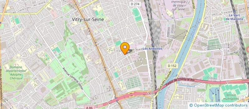 localisation de l'entreprise MONSIEUR ARTHUR BRISSY à VITRY-SUR-SEINE