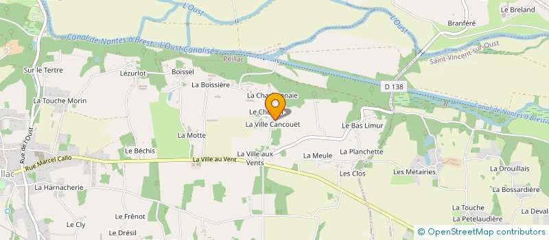 localisation de l'entreprise MONSIEUR ARTHUR BROSSIER à PEILLAC