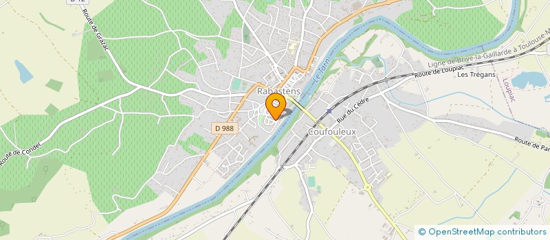 localisation de l'entreprise MONSIEUR ARTHUR BRULARD  RABASTENS