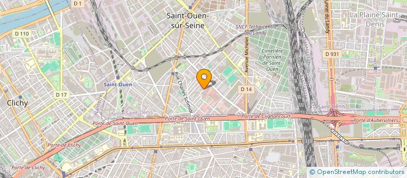 localisation de l'entreprise MONSIEUR ARTHUR BRUNO BEGUIN à SAINT-OUEN-SUR-SEINE