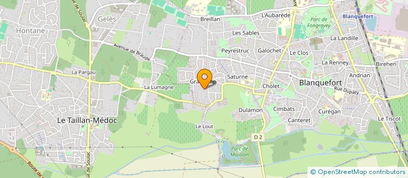 localisation de l'entreprise MONSIEUR ARTHUR BUGEAUD à BLANQUEFORT
