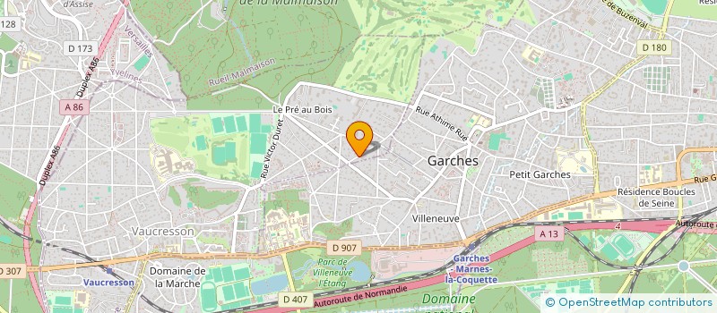 localisation de l'entreprise MONSIEUR ARTHUR BUREAU  VAUCRESSON