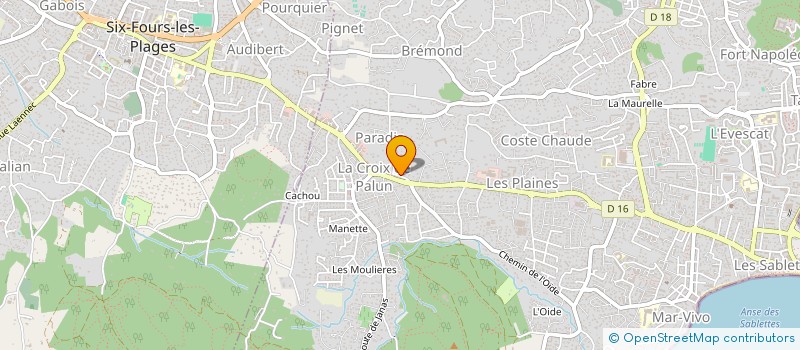 localisation de l'entreprise MONSIEUR ARTHUR BUSSONE  LA SEYNE-SUR-MER