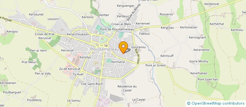 localisation de l'entreprise MONSIEUR ARTHUR CADALEN à PLOUDALMEZEAU