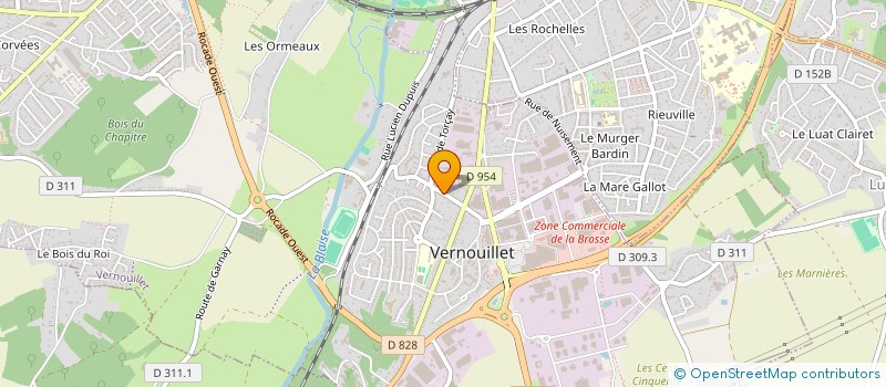 localisation de l'entreprise MONSIEUR ARTHUR CALDEIREIRO à VERNOUILLET
