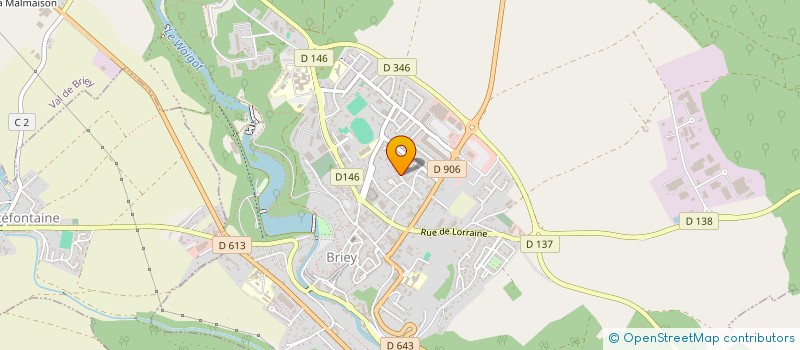 localisation de l'entreprise MONSIEUR ARTHUR CANGINI  VAL DE BRIEY