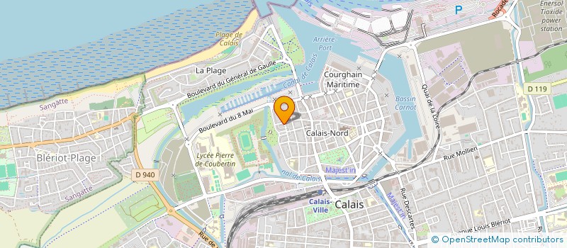 localisation de l'entreprise MONSIEUR ARTHUR CARON  CALAIS