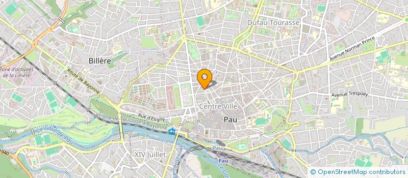 localisation de l'entreprise MONSIEUR ARTHUR CATELAIN  PAU