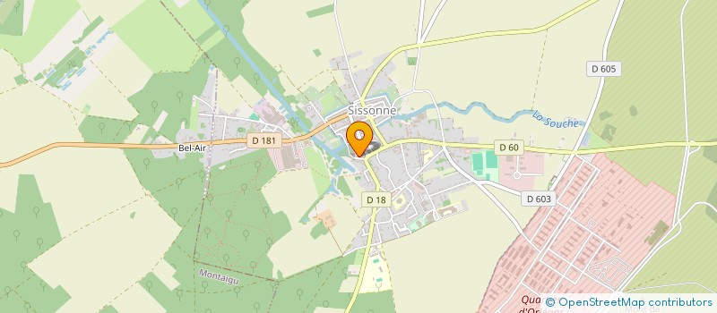 localisation de l'entreprise MONSIEUR ARTHUR CATHERIN  SISSONNE