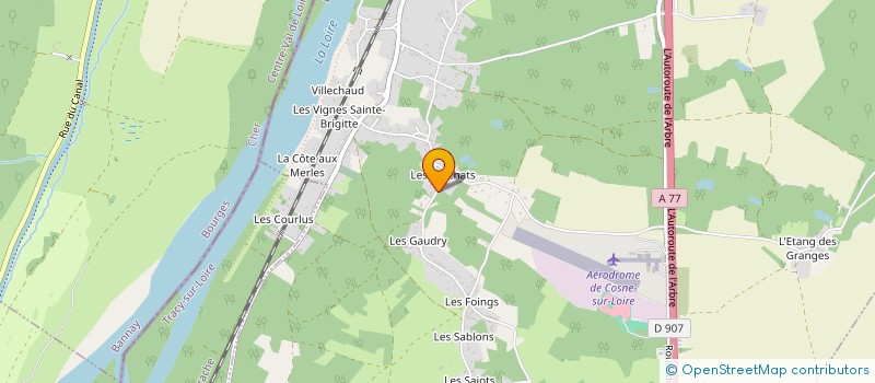 localisation de l'entreprise MONSIEUR ARTHUR CATHERINE à COSNE-COURS-SUR-LOIRE