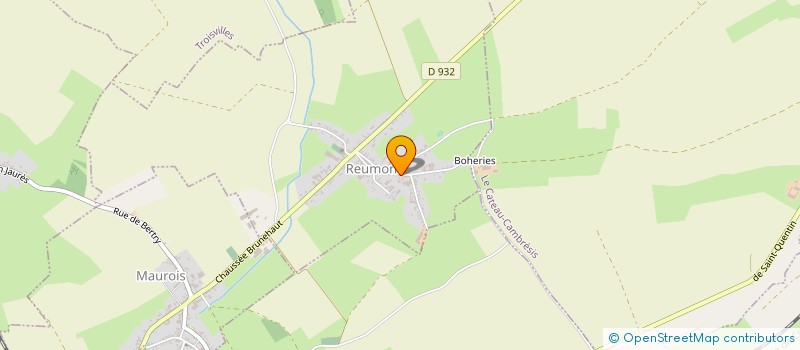 localisation de l'entreprise MONSIEUR ARTHUR CATOIRE  REUMONT